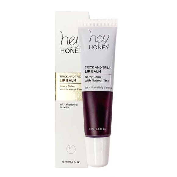 Hey Honey Skincare Trick and Treat Honey Berry Plumping Lip Balm | 2 In 1 - Picture 2 of 9